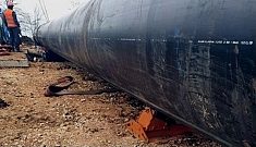 Применение роликовой опоры для труб ПНДело РО-1000 Применение роликовой опоры для труб ПНДело РО-1000