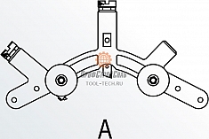 Сегмент A роторного трубореза для полиэтиленовых труб Reed In-Line Rotary Pipe Cutter PLAS1PE